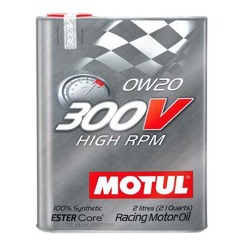 Моторное масло Motul 300V High RPM0w-20 2л в Автодок