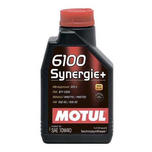 Моторное масло Motul 6100 Synergie + 10w-40 1л в Автодок