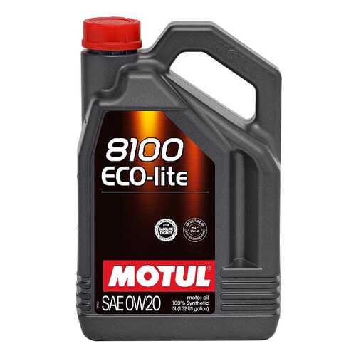 Моторное масло Motul 8100 Eco-lite 0W-20 5л в Автодок