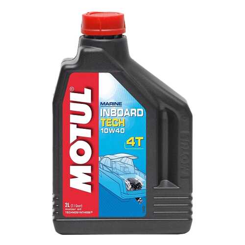 Моторное масло Motul Inboard Tech 4T 10W-40 2л в Автодок