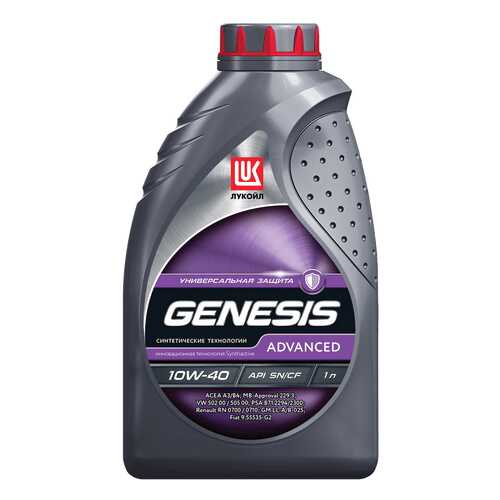 Моторное масло полусинтетическое Lukoil Genesis Advanced 10W-40 1л в Автодок