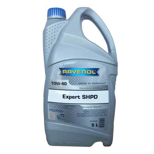 Моторное масло Ravenol Expert SHPD SAE 10W-40 5л в Автодок