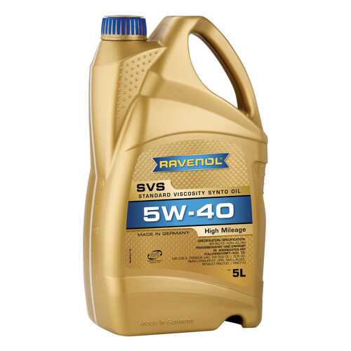 Моторное масло Ravenol SVS Standard Viscosity Synto Oil SAE 5W-40 5л в Автодок