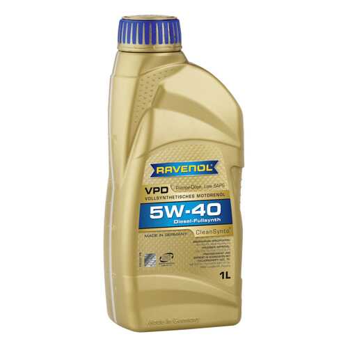 Моторное масло Ravenol VPD SAE 5W-40 1л в Автодок