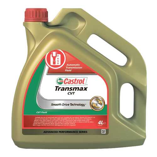 Трансмиссионное масло Castrol Transmax CVT 4л 156CA6 в Автодок